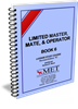 BK-M006 Limited Master, Mate & Operator Book 6