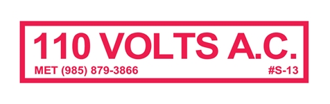 S-13 110 Volts A.C. (3.75x0.5) 